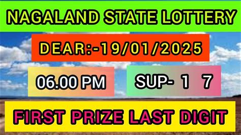 nagaland state lottery first prize last digit target number.